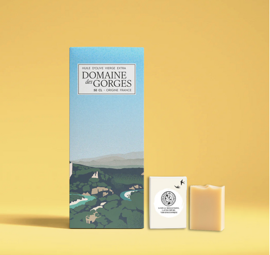Savon et Huile d'olive vierge extra 2024/25 + étui Rivière